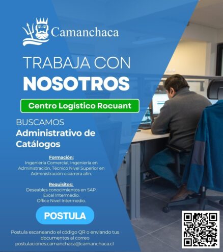 Oferta laboral “Camanchaca” en Área de Compras y Abastecimiento